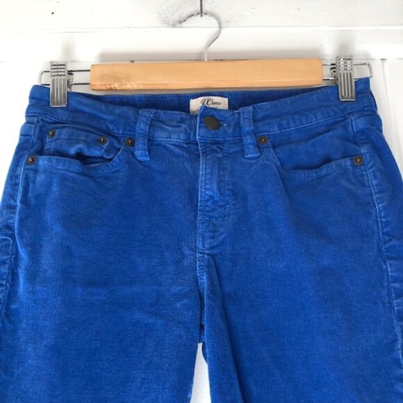 J. Crew Womens Toothpick Blue Cords Size 26 - Picture 5 of 8